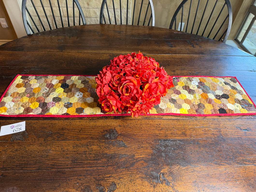 Elegance, A Finished Table Runner