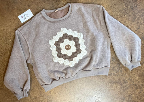 Brown Blossom Sweatshirt