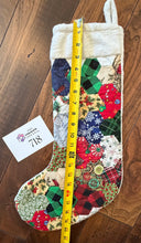 Load image into Gallery viewer, Rockin&#39; Around the Christmas Tree, A Finished Christmas Stocking