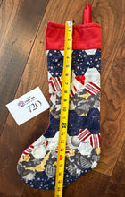 Load image into Gallery viewer, Snowing Everyday, A Finished Christmas Stocking