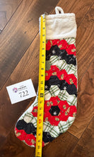 Load image into Gallery viewer, Holly Jolly Christmas, A Finished Christmas Stocking