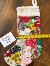 Load image into Gallery viewer, Christmas Lights, A Finished Christmas Stocking