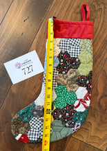 Load image into Gallery viewer, Driving Home For Christmas, A Finished Christmas Stocking