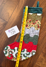 Load image into Gallery viewer, Santa Tell Me, A Finished Christmas Stocking