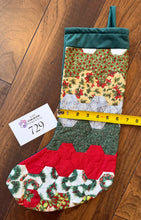 Load image into Gallery viewer, Santa Tell Me, A Finished Christmas Stocking