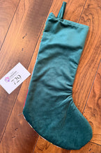 Load image into Gallery viewer, Santa Tell Me, A Finished Christmas Stocking