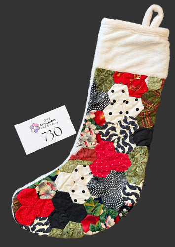 Mistletoe, A Finished Christmas Stocking