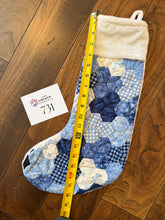 Load image into Gallery viewer, Wonderful Christmastime, A Finished Christmas Stocking