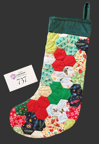 Run Rudolph Run, A Finished Christmas Stocking