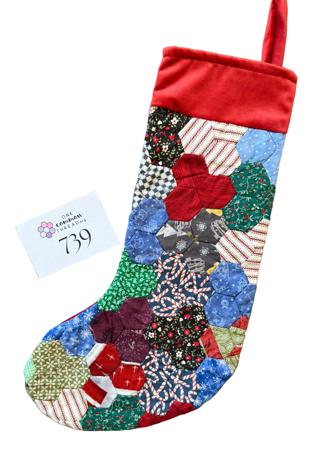 You Make It Feel Like Christmas, A Finished Christmas Stocking