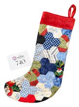 Load image into Gallery viewer, Step Into Christmas, A Finished Christmas Stocking