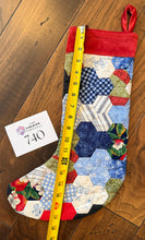 Load image into Gallery viewer, Step Into Christmas, A Finished Christmas Stocking