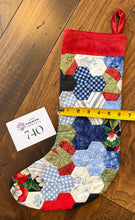 Load image into Gallery viewer, Step Into Christmas, A Finished Christmas Stocking