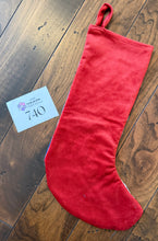 Load image into Gallery viewer, Step Into Christmas, A Finished Christmas Stocking