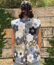Load image into Gallery viewer, Disco Diva, Quilted Vest with Tie