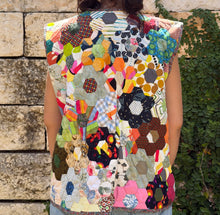Load image into Gallery viewer, Ambrosia, Quilted Vest with Tie
