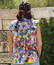 Load image into Gallery viewer, Hawaiian Vacation, Quilted Vest with Tie