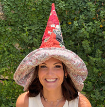 Load image into Gallery viewer, Hocus Pocus, Quilted Witch Hat
