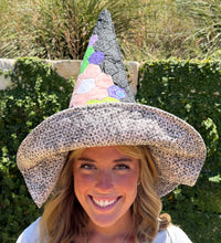 Load image into Gallery viewer, Wicked Night, Quilted Witch Hat