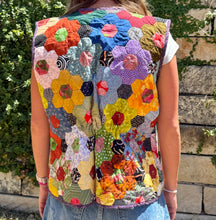 Load image into Gallery viewer, Plum Wine, Quilted Vest with Tie