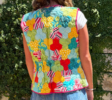 Load image into Gallery viewer, First Kiss, Quilted Vest with Tie