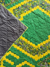 Load image into Gallery viewer, Oregon Ducks, A Finished Quilt