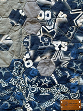 Load image into Gallery viewer, Dallas Cowboys, A Finished Quilt