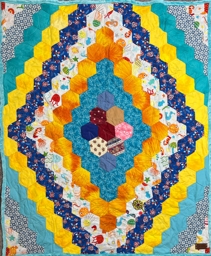 Baby Sea Creatures, A Finished Baby Quilt