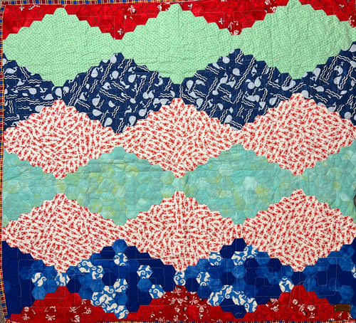 New England Baby, A Finished  Baby Quilt