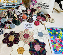 Load image into Gallery viewer, The Individualist,  1&quot; Hexagons Throw Quilt Kit, 950 pieces