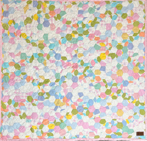 Pastel Petals, A Finished Baby Quilt