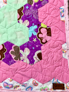 Butterfly Baby, A Finished Baby Quilt