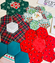 Load image into Gallery viewer, Christmas Holiday, Makes 2, 1&quot; Hexagons, 200 pieces