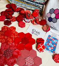 Load image into Gallery viewer, The Red Wheelbarrow, 1&quot; Hexagon Table Runner Kit, 250 pieces