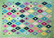 Load image into Gallery viewer, Minted Medallions, A Finished Quilt