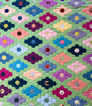 Load image into Gallery viewer, Minted Medallions, A Finished Quilt