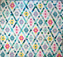 Load image into Gallery viewer, Aqua Gala, A Finished Quilt