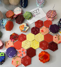 Load image into Gallery viewer, At The End of Rain, 1&quot; Hexagon Table Runner Kit, 375 pieces