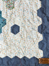 Load image into Gallery viewer, Blue Diamonds, A Finished Quilt
