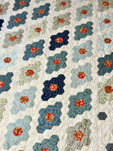 Load image into Gallery viewer, Blue Diamonds, A Finished Quilt