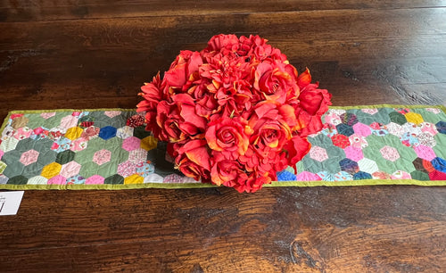 Bells of Ireland, A Finished Table Runner