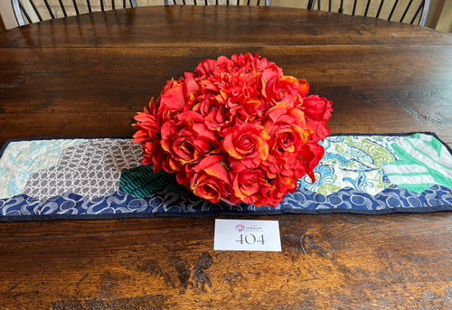 Gladiolus Table, A Finished Table Runner