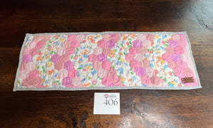 Pink Etiquette, A Finished Table Runner