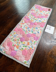 Pink Etiquette, A Finished Table Runner