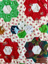 Load image into Gallery viewer, Poinsettia Palace, A Finished Quilt