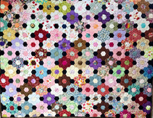 Load image into Gallery viewer, Chintz and Charcoal, A Finished Quilt