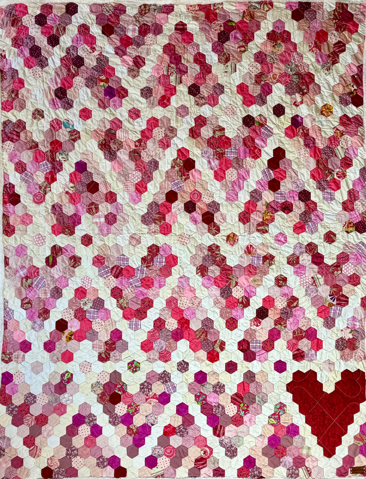 Warm Hearts Warm Threads, A Finished Quilt