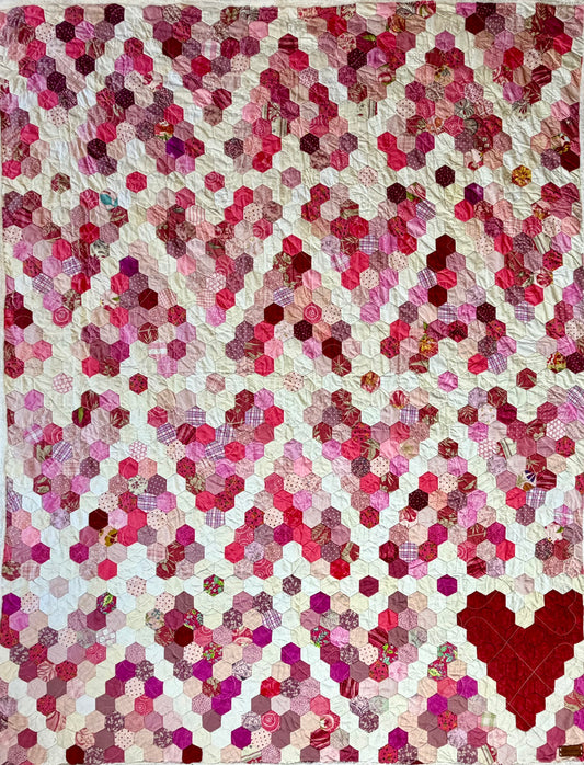 Warm Hearts Warm Threads, A Finished Quilt