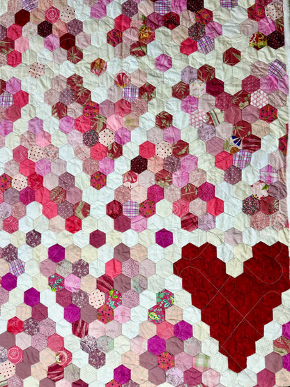 Warm Hearts Warm Threads, A Finished Quilt