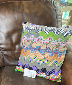 Laughing Blossoms, Finished Pillow Cover